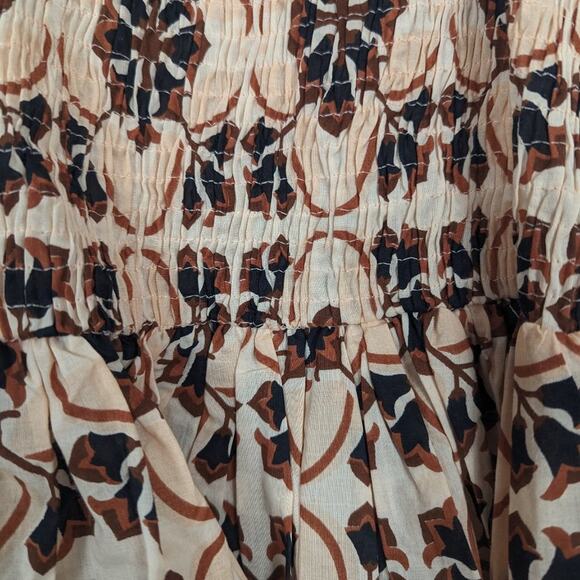 Mille Athena Sayulita Cotton Peplum Summer Tank Top - Picture 5 of 8